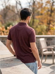 MAROON POLO T-SHIRT (BASIC)