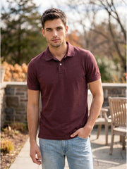 MAROON POLO T-SHIRT (BASIC)