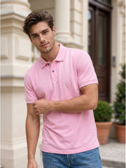 PINK POLO T-SHIRT (BASIC)