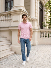 PINK POLO T-SHIRT (BASIC)
