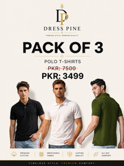 (PACK OF 3) POLO T-SHIRTS
