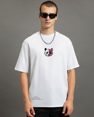 WHITE BETTER & BETTER OVERSIZED GRAPHIC TEEZ
