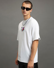 WHITE BETTER & BETTER OVERSIZED GRAPHIC TEEZ