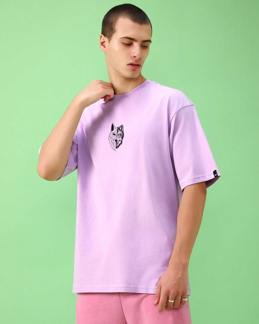 PURPLE BEAST OVERSIZED GRAPHIC TEEZ