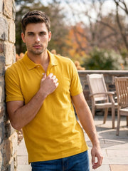 YELLOW POLO T-SHIRT (BASIC)