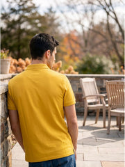 YELLOW POLO T-SHIRT (BASIC)