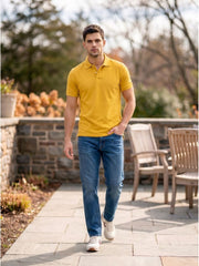 YELLOW POLO T-SHIRT (BASIC)