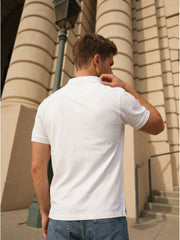 WHITE POLO T-SHIRT (BASIC)