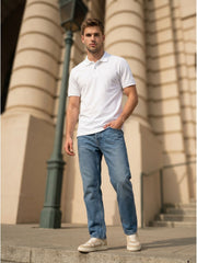 WHITE POLO T-SHIRT (BASIC)