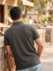 GRAY POLO T-SHIRT (BASIC)