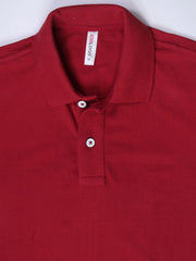 RED WINE POLO T-SHIRT (BASIC)